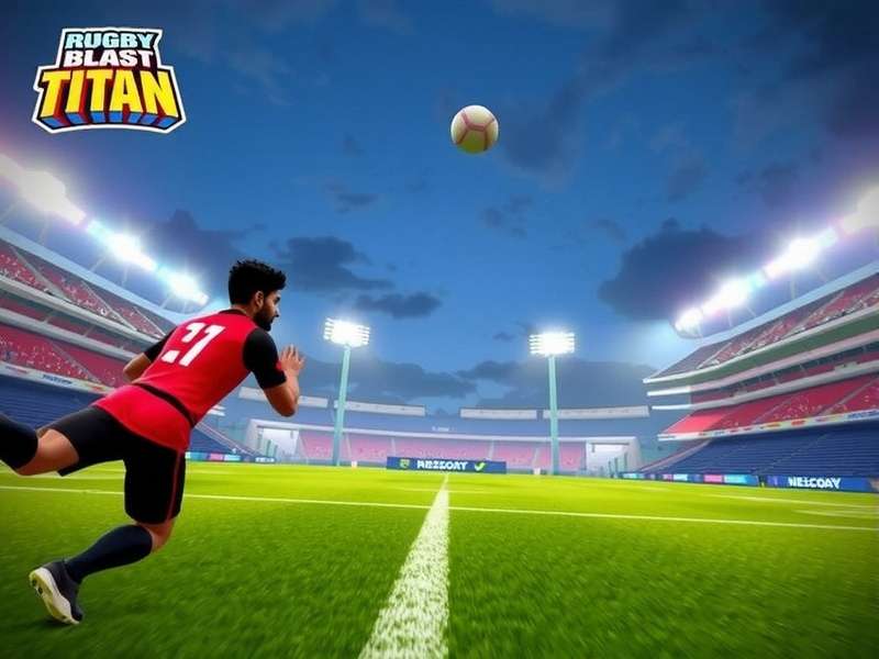 Rugby Blast Titan Game Screenshot